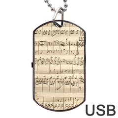 Print-musical Dog Tag Usb Flash (two Sides) by nate14shop