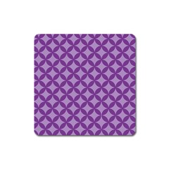 Purple-background Square Magnet by nate14shop