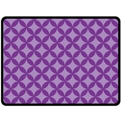 Purple-background Double Sided Fleece Blanket (large)  by nate14shop