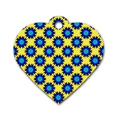 Rosette Dog Tag Heart (two Sides) by nate14shop