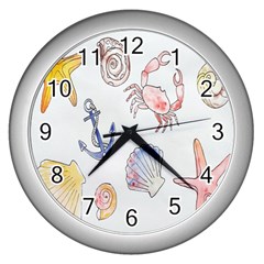 Sea-b 001 Wall Clock (silver)