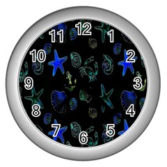 Sea-b 003 Wall Clock (silver)