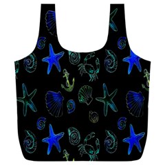 Sea-b 003 Full Print Recycle Bag (xxl) by nate14shop