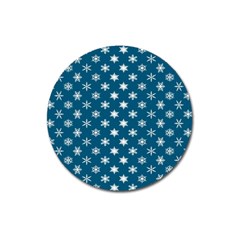 Snowflakes 001 Magnet 3  (round) by nate14shop