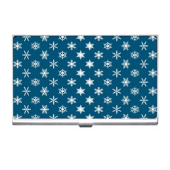 Snowflakes 001 Business Card Holder by nate14shop