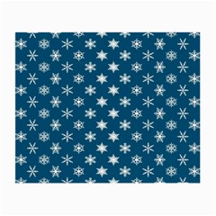 Snowflakes 001 Small Glasses Cloth (2 Sides) by nate14shop