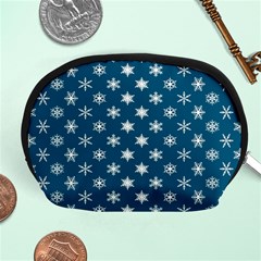 Snowflakes 001 Accessory Pouch (medium) by nate14shop