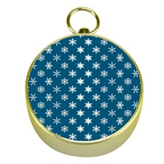 Snowflakes 001 Gold Compasses by nate14shop