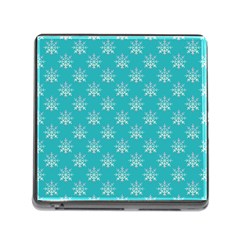 Snowflakes 002 Memory Card Reader (square 5 Slot)