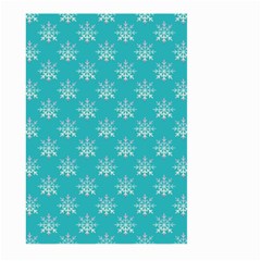 Snowflakes 002 Large Garden Flag (two Sides) by nate14shop