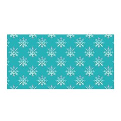 Snowflakes 002 Satin Wrap 35  X 70  by nate14shop