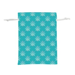 Snowflakes 002 Lightweight Drawstring Pouch (m)