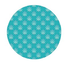 Snowflakes 002 Mini Round Pill Box (pack Of 5) by nate14shop