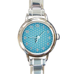 Texture Round Italian Charm Watch by nate14shop