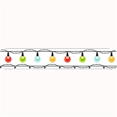 Christmas-light-bulbs-seamless-pattern-colorful-xmas-garland Small Bar Mats by nate14shop