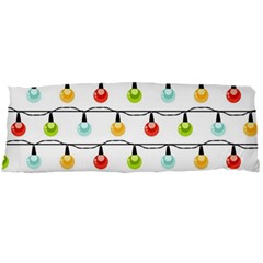 Christmas-light-bulbs-seamless-pattern-colorful-xmas-garland Body Pillow Case Dakimakura (two Sides) by nate14shop