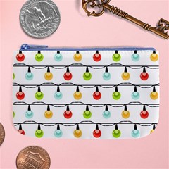 Christmas-light-bulbs-seamless-pattern-colorful-xmas-garland Large Coin Purse