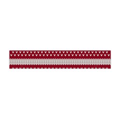 Christmas-seamless-knitted-pattern-background 001 Flano Scarf (mini) by nate14shop