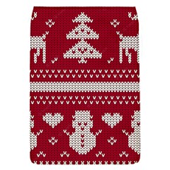 Christmas-seamless-knitted-pattern-background 001 Removable Flap Cover (s) by nate14shop