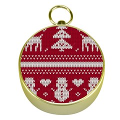 Christmas-seamless-knitted-pattern-background 001 Gold Compasses by nate14shop