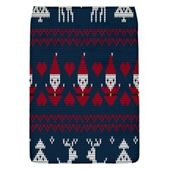 Christmas-seamless-knitted-pattern-background 003 Removable Flap Cover (s) by nate14shop