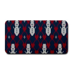 Christmas-seamless-knitted-pattern-background 004 Medium Bar Mats by nate14shop