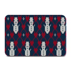 Christmas-seamless-knitted-pattern-background 004 Plate Mats by nate14shop