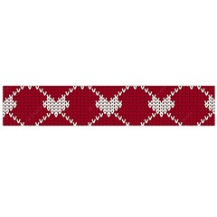 Christmas-seamless-knitted-pattern-background Large Flano Scarf  by nate14shop