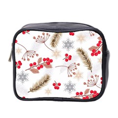 Christmas-seamless-pattern-with-fir-branches Mini Toiletries Bag (two Sides) by nate14shop