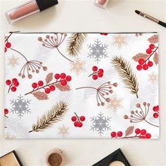 Christmas-seamless-pattern-with-fir-branches Cosmetic Bag (xxl) by nate14shop