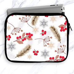 Christmas-seamless-pattern-with-fir-branches Apple Ipad 2/3/4 Zipper Cases by nate14shop