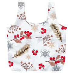 Christmas-seamless-pattern-with-fir-branches Full Print Recycle Bag (xxl) by nate14shop