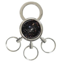 James Webb Space Telescope Deep Field 3-ring Key Chain by PodArtist