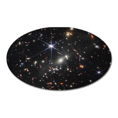 James Webb Space Telescope Deep Field Oval Magnet by PodArtist