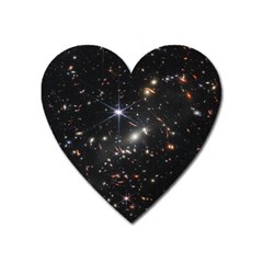 James Webb Space Telescope Deep Field Heart Magnet by PodArtist