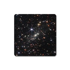 James Webb Space Telescope Deep Field Square Magnet by PodArtist