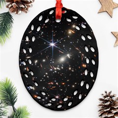 James Webb Space Telescope Deep Field Ornament (oval Filigree)