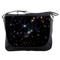 James Webb Space Telescope Deep Field Messenger Bag by PodArtist