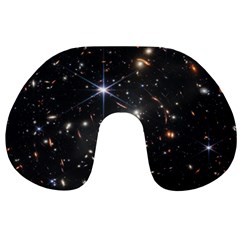 James Webb Space Telescope Deep Field Travel Neck Pillow by PodArtist