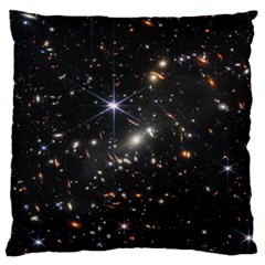 James Webb Space Telescope Deep Field Standard Flano Cushion Case (one Side) by PodArtist