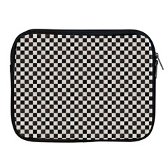 Black And White Watercolored Checkerboard Chess Apple Ipad 2/3/4 Zipper Cases by PodArtist