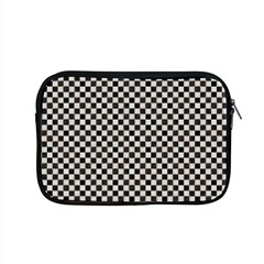 Black And White Watercolored Checkerboard Chess Apple Macbook Pro 15  Zipper Case by PodArtist