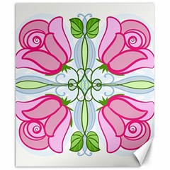 Figure Roses Flowers-ornament Canvas 20  X 24 