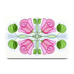 Figure Roses Flowers-ornament Plate Mats