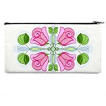 Figure roses flowers-ornament Pencil Case Back