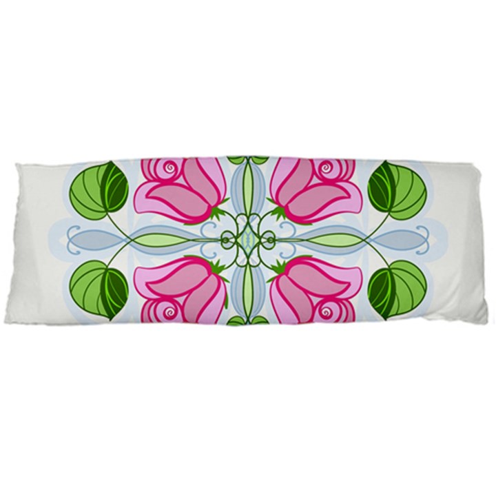 Figure roses flowers-ornament Body Pillow Case (Dakimakura)