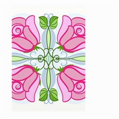 Figure Roses Flowers-ornament Large Garden Flag (two Sides)