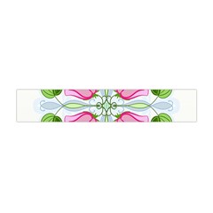 Figure Roses Flowers-ornament Flano Scarf (mini)