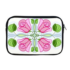 Figure Roses Flowers-ornament Apple Macbook Pro 17  Zipper Case