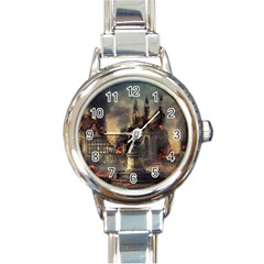 Braunschweig-city-lower-saxony Round Italian Charm Watch by Jancukart